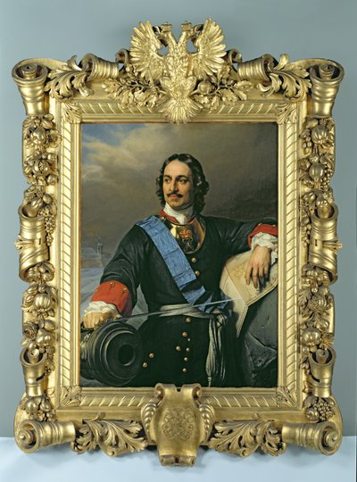 Peter I the Great (1672-1725) 1838 by Hippolyte Delaroche